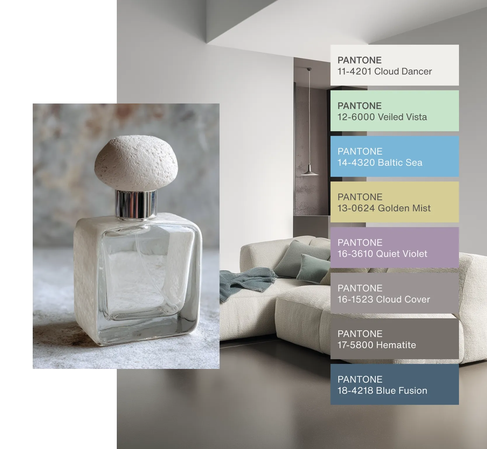 Color de l'Any Pantone 2026 Cloud Dancer